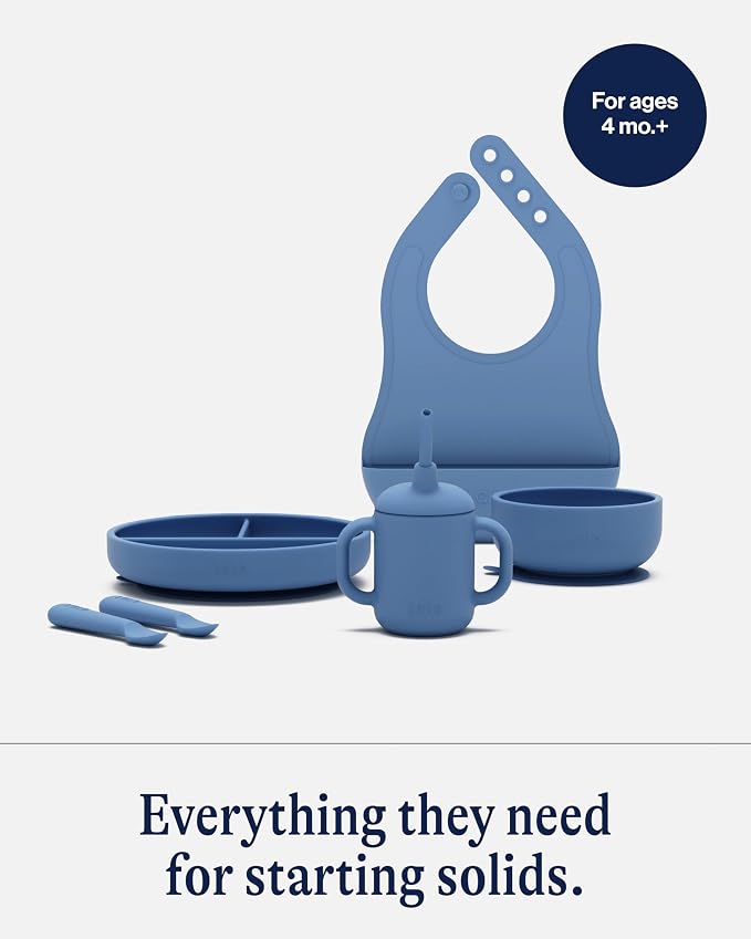 Lalo First Bites Silicone Baby Feeding Set - Image 3