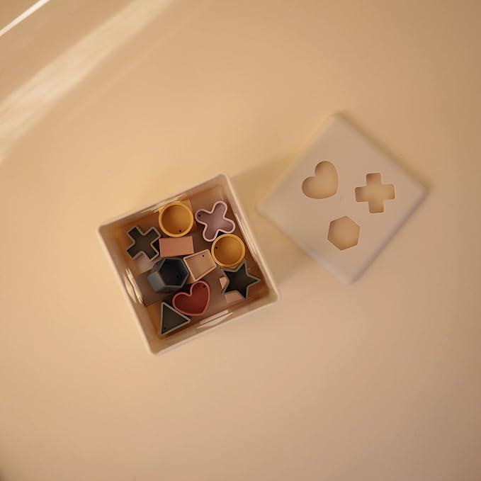 mushie Shape Sorting Box | Educational Learning Toy - Image 2