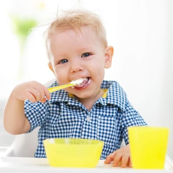 Vicloon Baby Silicone Spoons, Infants Utensils Feeding Supplies, Soft Tip BPA - Image 5