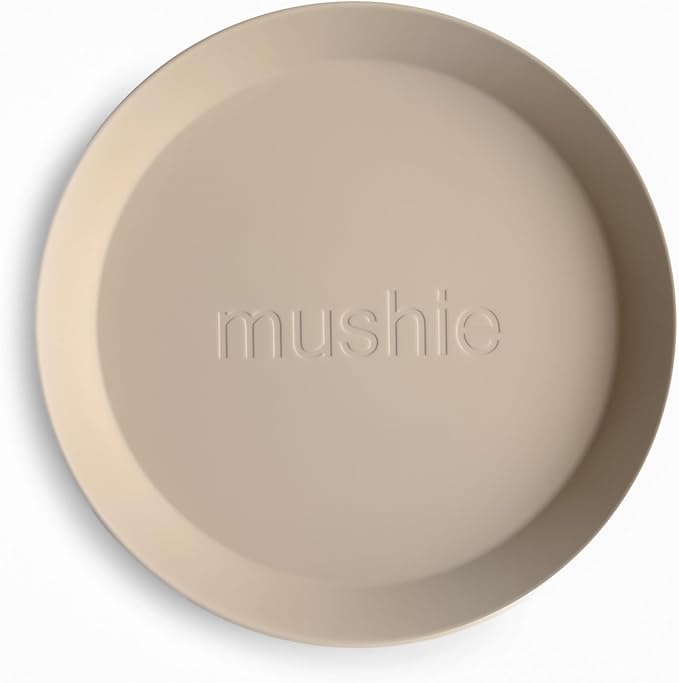 mushie Round Dinnerware Plates for Kids | Made in Denmark - Image 2