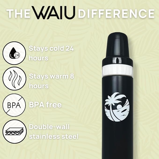Waiu Insulated Stainless Steel Baby Bottle BPA-Free | Keeps Drinks Hot - Image 4