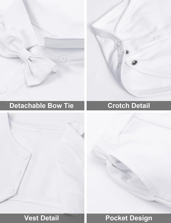 A&J DESIGN Baby Boy Suits Clothes Infant Toddler Formal Gentleman Outfits - Image 4