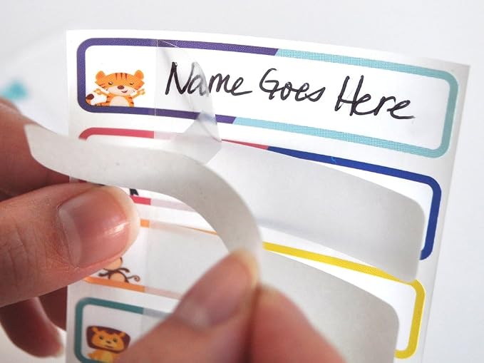 Bottle Labels, Self-Laminating, Waterproof Kids Name Labels - Image 6