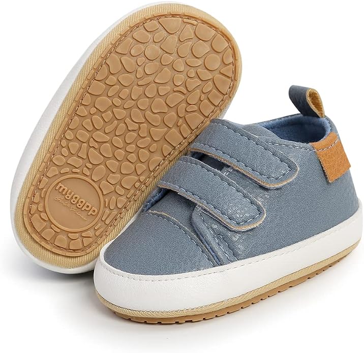 Clowora Baby Boys Girls Shoes Non-Slip Rubber Sole Sneakers Infant First by Clowora