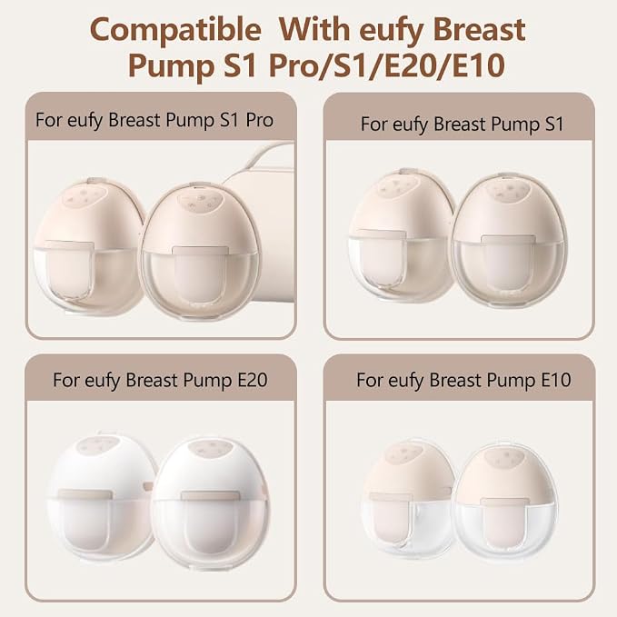 8pcs Breast Pump Spout Cap for eufy Wearable Breast Pump S1 Pro/S1/E20/E10 - Image 2