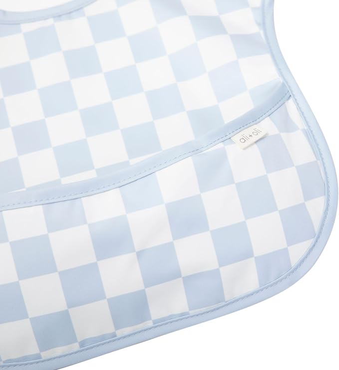 Ali+Oli Smock Bibs for Babies, BPA-Free Oeko-Tex Certified, Waterproof Baby - Image 4