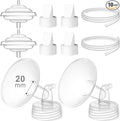 Breast Pump Accessories Kit - 20mm Flange Set Compatible by GOTOCUT
