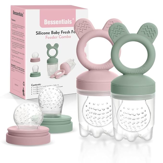 Bessentials Bunny Baby Fresh Fruit Food Feeder by Bessentials