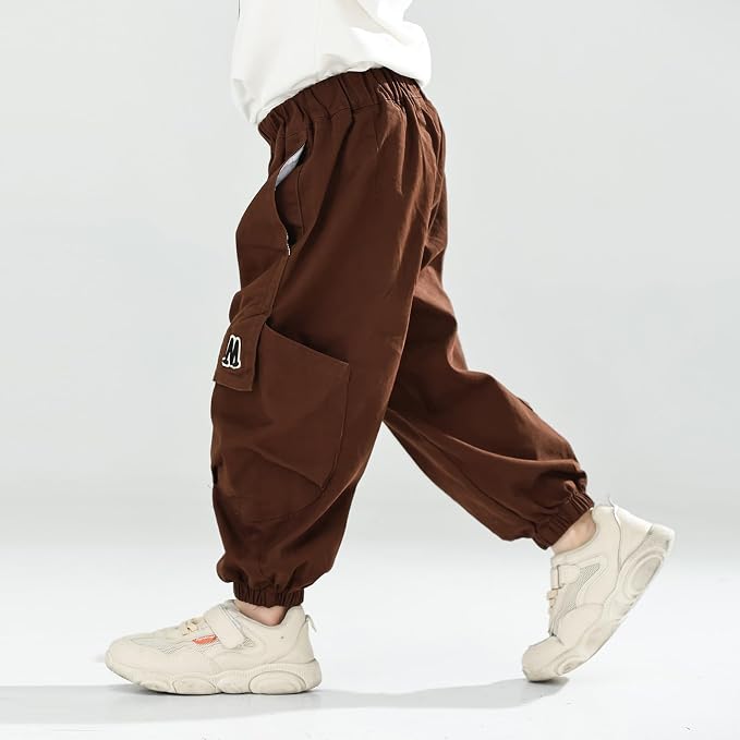 MINI PANDA Toddler Pants Boys& Girls, Relaxed Stretch Twill Toddler Casual Pants - Image 2