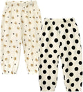 MYGBCPJS Baby Boys Girls Cotton Linen Trousers Kids Casual Ankle Pants Loose by MYGBCPJS