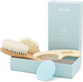 Ullabelle 4 Piece Wooden Baby Hair Brush and Comb Set by ullabelle
