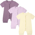 OPAWO Bamboo Baby Pajamas 3 Pack, Double Zipper Bamboo Sleepers by OPAWO