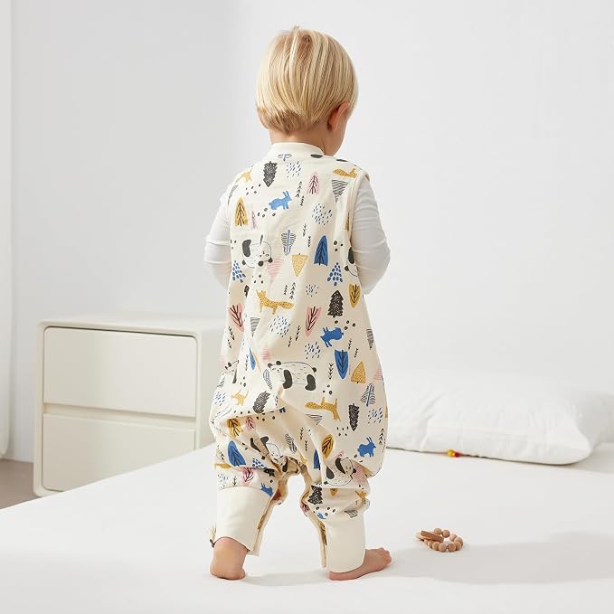 Duomiaomiao 0.5 TOG Toddler Sleep Sack 24-36 Months 100% Cotton Lightweight - Image 3