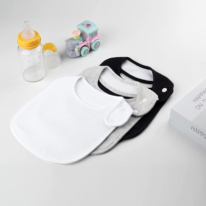 Baby Bibs Soft and Absorbent Organic Cotton Bandana Drool Bibs Set - Image 9