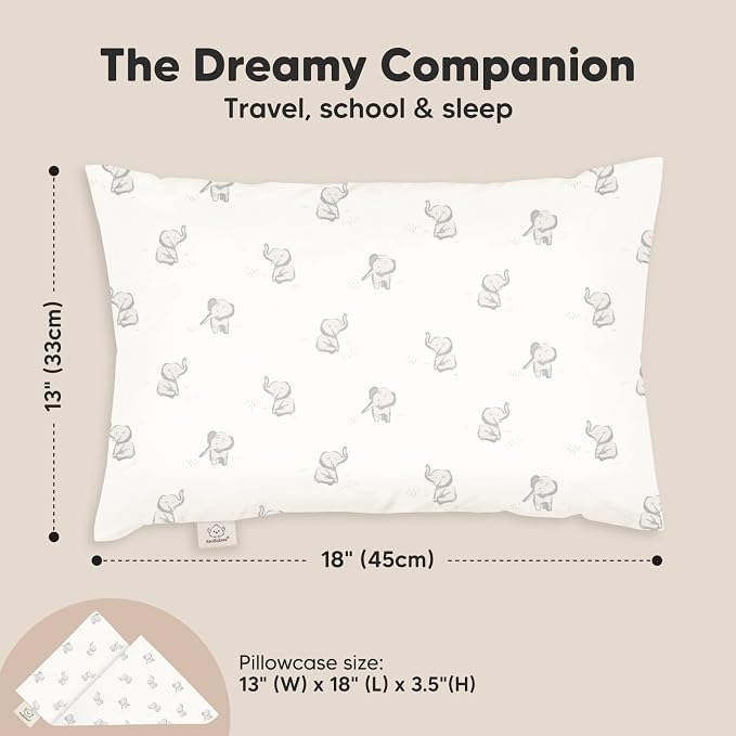 Toddler Pillow with Pillowcase - Image 3