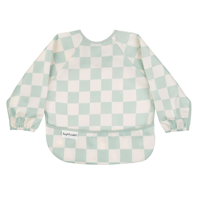 Tiny Twinkle Long Sleeve Bib for Babies & Toddlers – 2 Pack Waterproof Smock - Image 8