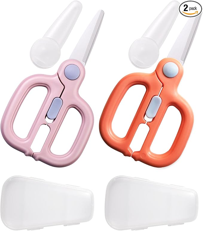 Ceramic Baby Food Scissors Kids by Artenny
