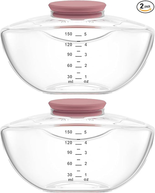 2 Pack Breastmilk Pump Storage Bottles Compatible by TOVVILD