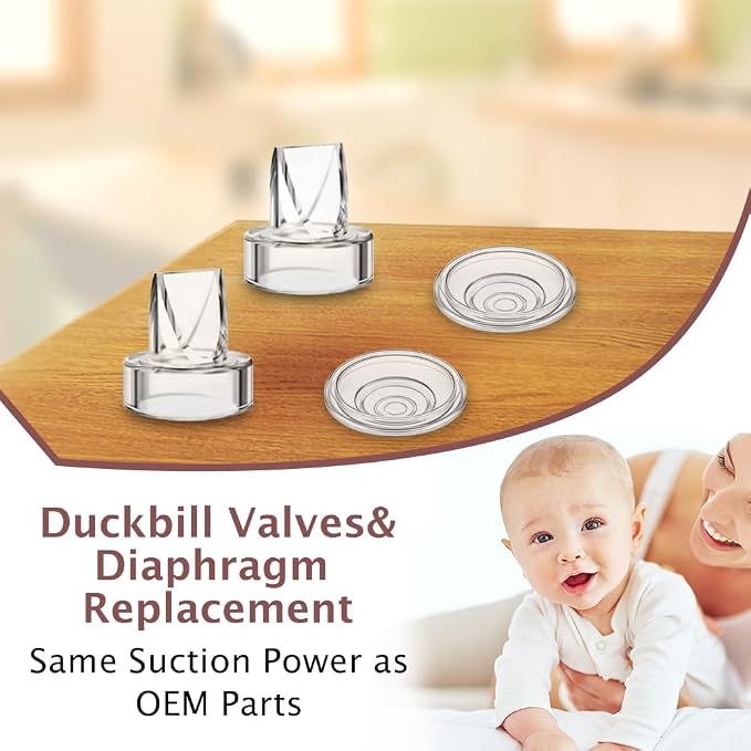 4pcs Duckbill Valves and 2pcs Silicone Diaphragm Compatible - Image 7