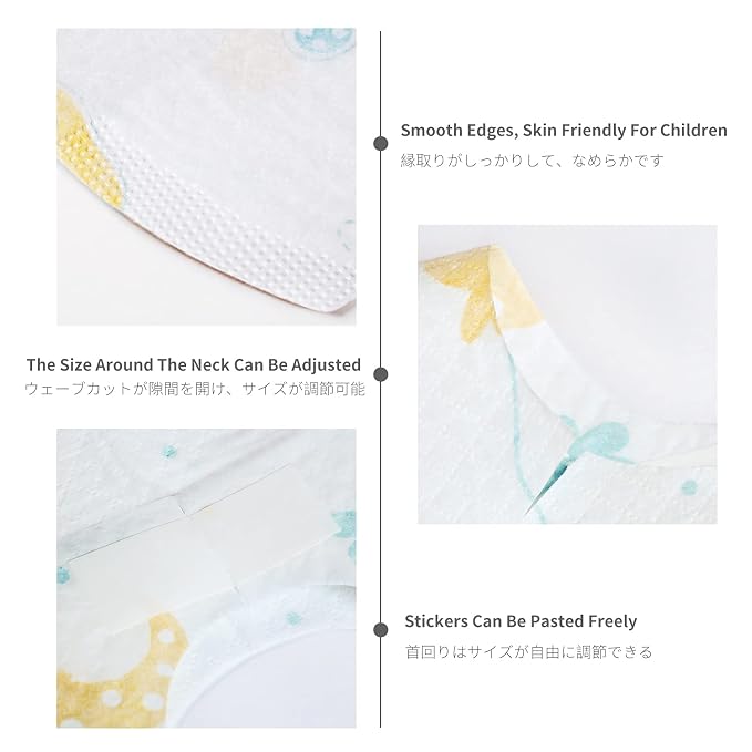 Baby and Infant Disposable Travel Bibs - Image 3