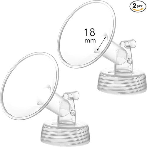 18mm Flange Compatible with Spectra S1 S2 9 Plus Synergy Gold Breastpump by Unknown