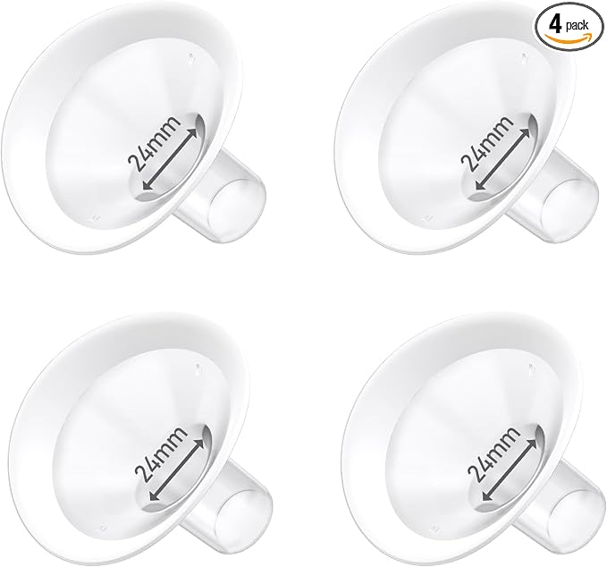 4pc 24mm Oval Flanges Shields Built-in Soft Edges Compatible by Unknown