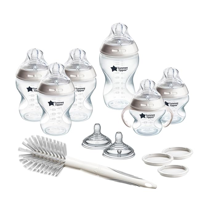 Tommee Tippee Natural Start 12 Piece BPA Free Bottle Set, Includes 2 x 5 oz by TommeeTippee