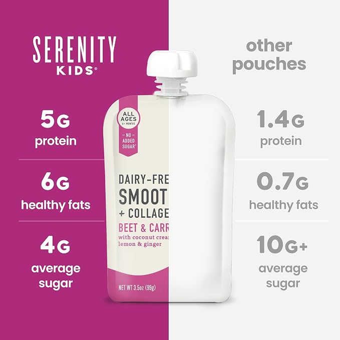 Serenity Kids 6+ Months Organic Baby Food Smoothie Pouch - Image 7
