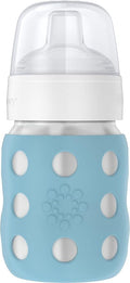 Lifefactory 8-Ounce Stainless-Steel Vacuum-Insulated Wide-Neck Baby Bottle by Lifefactory