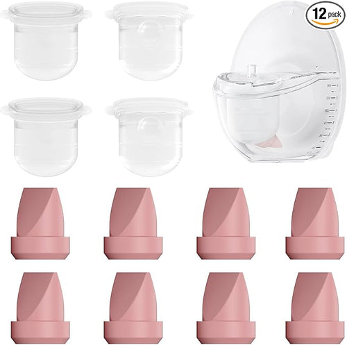 12PC M6 Breast Pump Replacement Accessories, Including 8pcs Duckbill Valve and by IVARONAL