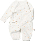 100% Organic Cotton Soft 0-6 Months Unisex Footless Newborn Baby Sleepers by Cherie+Kids