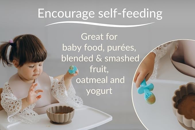 Growing Love Baby Spoons Set, Self Feeding 6 months, Baby utensils, training - Image 5