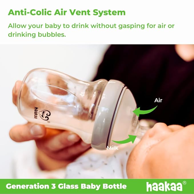 Haakaa Generation 3. Silicone Baby Bottle Nipples, Orthodontic, Anti-Colic - Image 3