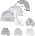 Baby Hat and Mittens Set Newborn Baby Hats Caps by MAMIMAKA
