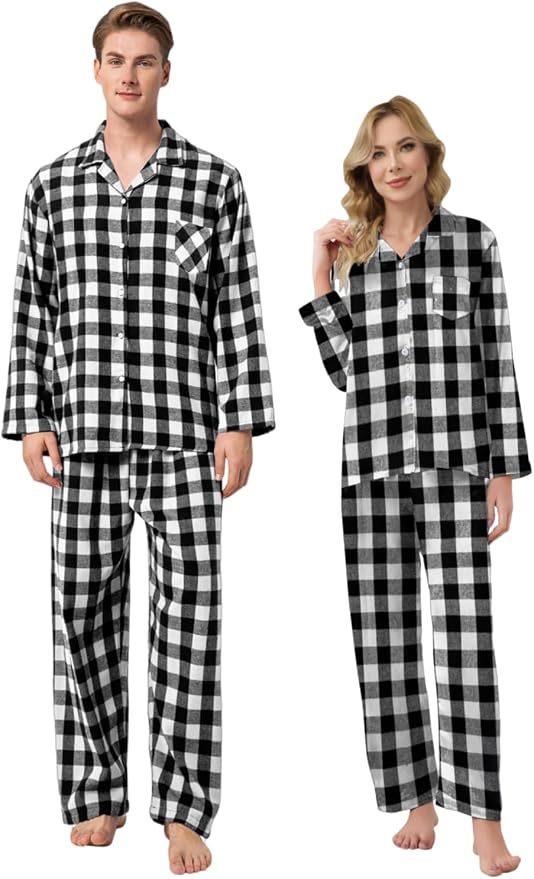 Schbbbta Family Matching Pajamas Holiday Sleepwear Long Sleeve Pjs Sets - Image 2