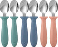 Pimoys 6-Pack Stainless Steel Toddler Spoons Baby & Kids Utensils by PimoysLivingNecessities