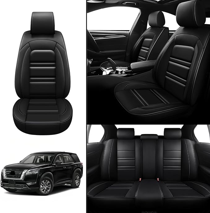 Seat Covers for Nissan Car Pathfinder 2000-2025 | 5-Seats Leather Seat Covers - Image 2