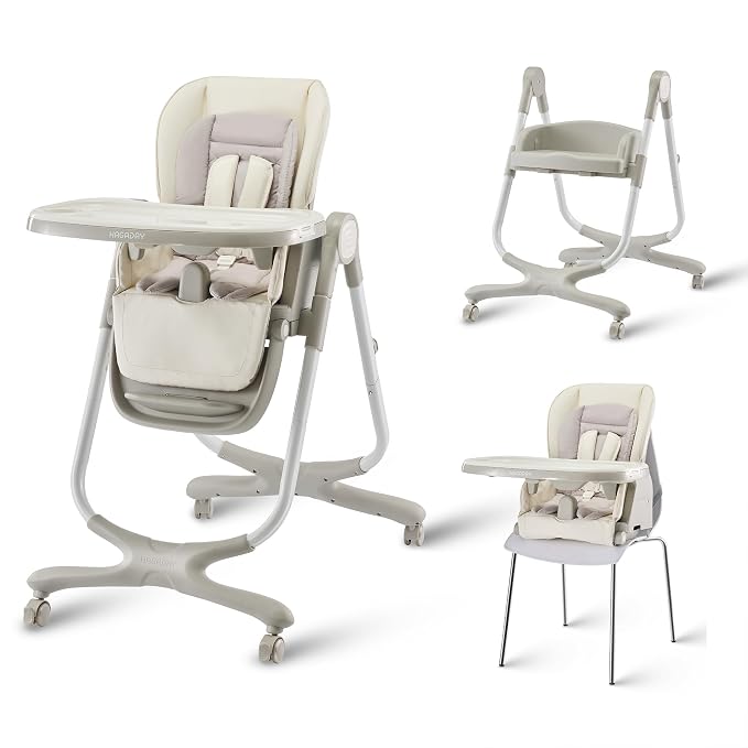 6 in 1 Convertible High Chairs for Babies and Toddlers, Portable High Chair - Image 9