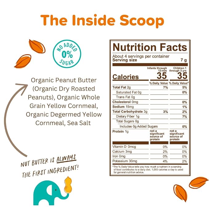 Puffworks Baby Peanut and Almond Variety Pack, Plant Protein, USDA Organic - Image 2