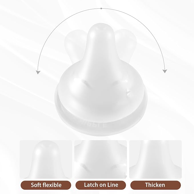 Glass Baby Bottles with Natural Response Nipple Size S - Image 7