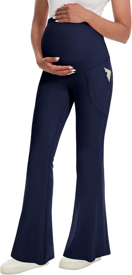 Fotociti Maternity Flare Leggings by Fotociti