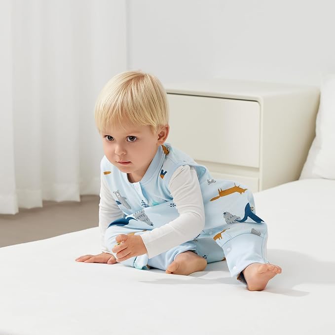 Duomiaomiao 0.5 TOG Toddler Sleep Sack 24-36 Months 100% Cotton Lightweight - Image 2