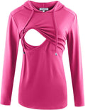 GINKANA Women's Nursing Hoodie Sweatshirt Long Sleeves Breastfeeding Maternity by GINKANA