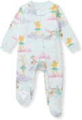 Burt's Bees Baby Girls' Organic Cotton Sleep and Play Footed Pajamas, One-piece by BurtsBeesBaby