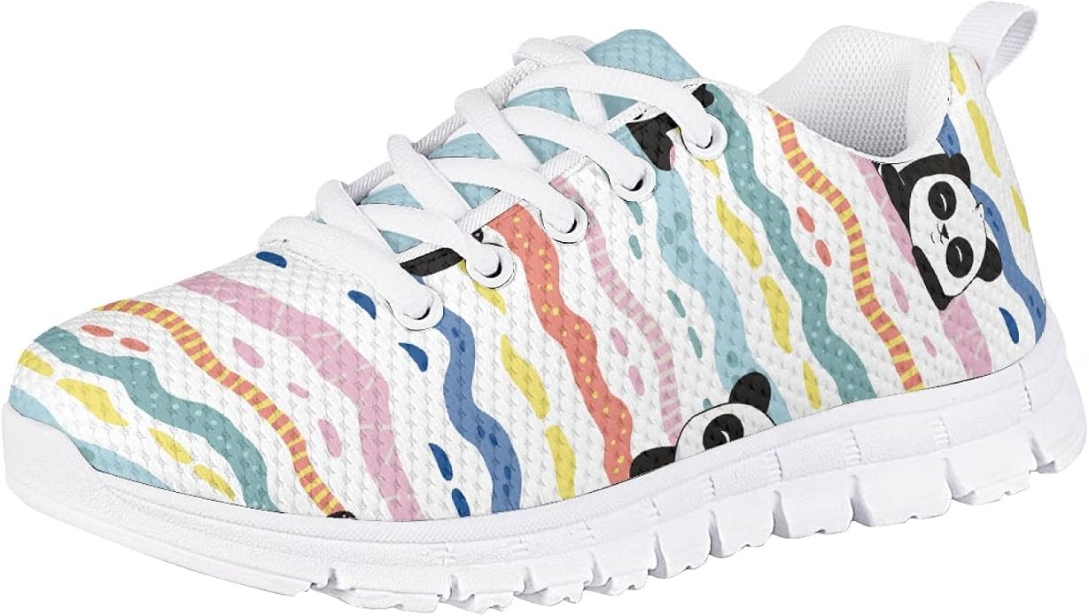 MARSVOVO First Shoes for Walking Boy Girl Athletic Lightweight Flexible Lace-up - Image 3