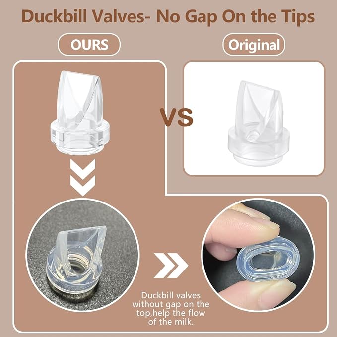 2pcs Duckbill Valves and 2pcs Silicone Diaphragms Compatible - Image 6