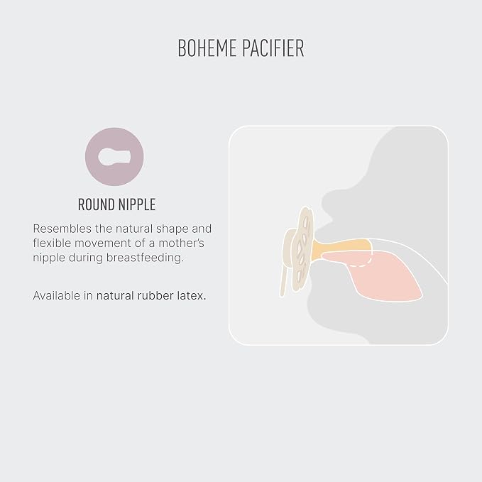 BIBS Boheme BPA-Free Pacifier Set - Image 4