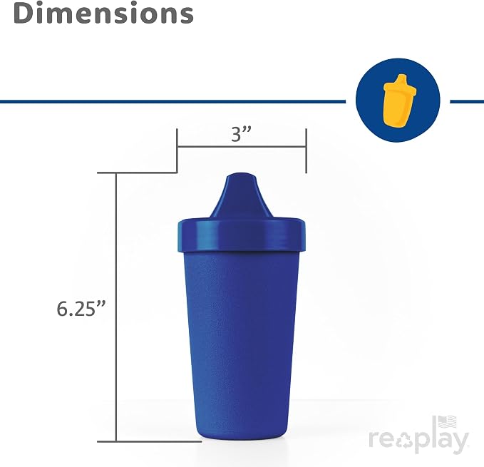 Re-Play Sippy Cups for Toddlers - 10 Oz. Reusable Spill Proof Cups for Kids - Image 9