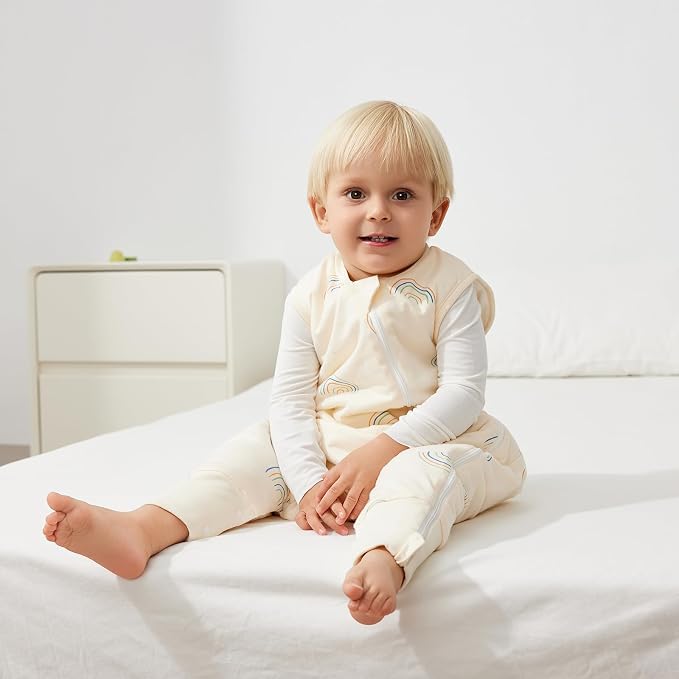 Duomiaomiao 2.5 TOG Toddler Sleep Sack 24-36 Months 100% Cotton Winter Side - Image 4