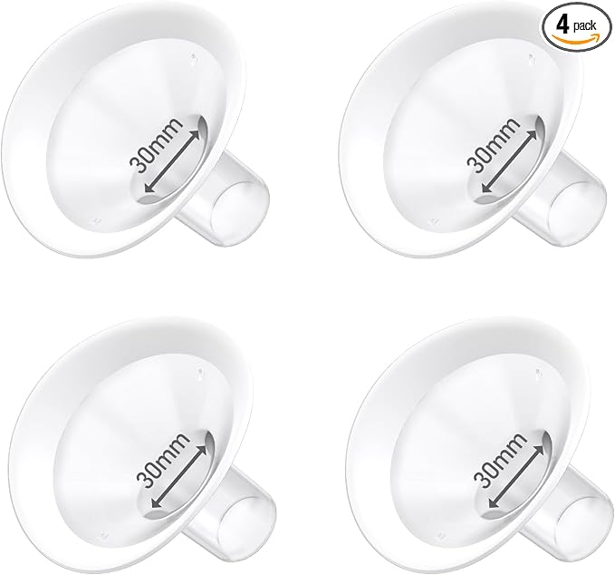 4pc 30mm Oval Flanges Shields Built-in Soft Edges Compatible by Unknown